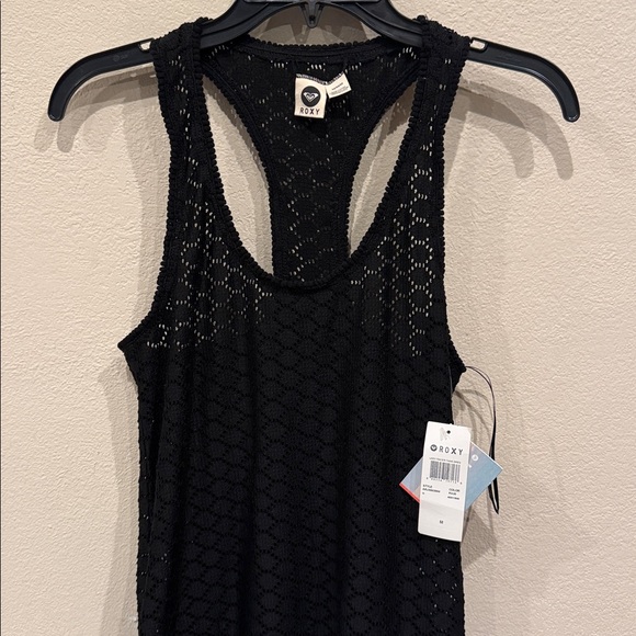 NWT Roxy crochet bikini swimsuit cover up tank dress - Picture 1 of 5